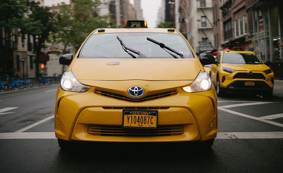 It’s the only thing to do when you’re in London – hang out in a taxi.